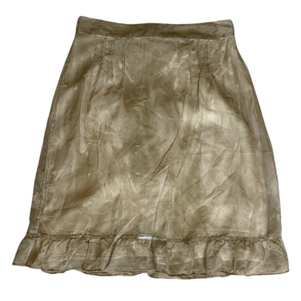 Rare Vintage Free People Y2K Deadstock NWT Hand Printed Mini Skirt Archive